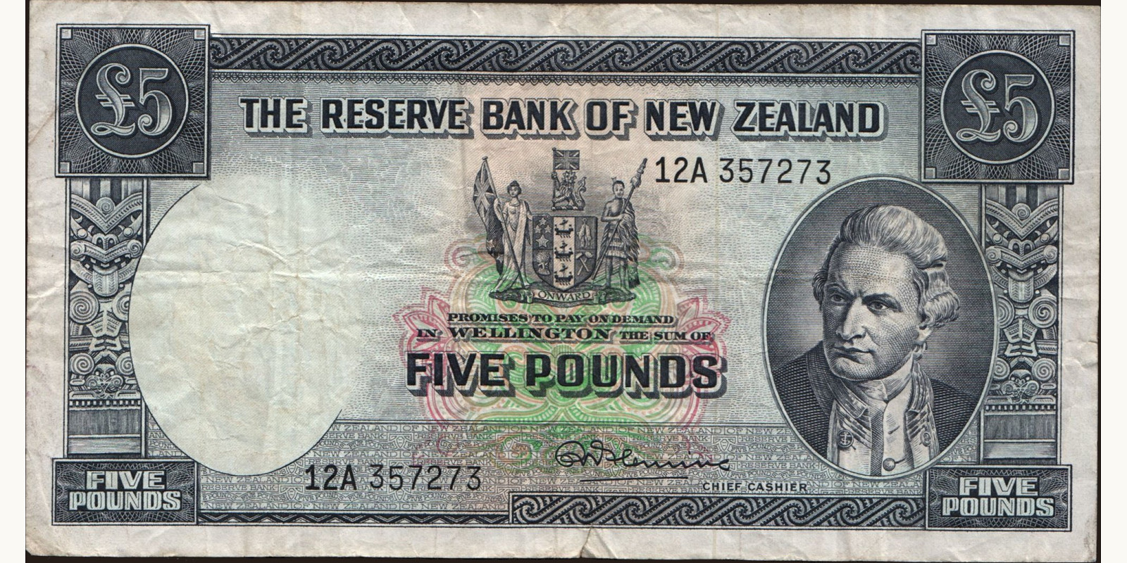5 pounds 1956