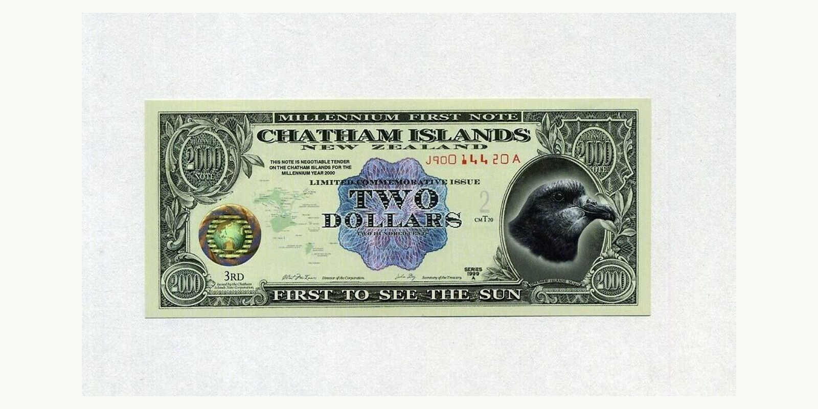 2 dollars Новая Зеландия 1999 — Оборотная сторона