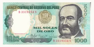 1000 soles 1981