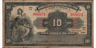 10 soles 1938