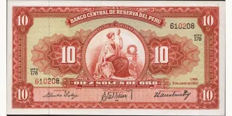 10 soles 1962
