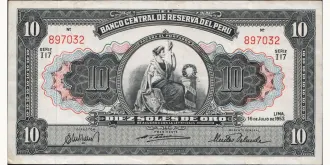 10 soles 1953