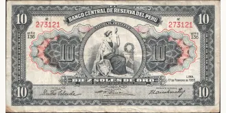 10 soles 1955