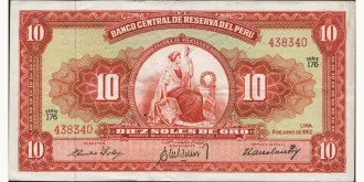 10 soles 1962