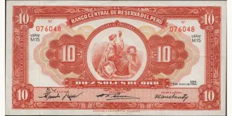 10 soles 1965