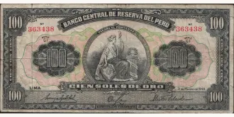 100 soles 1949