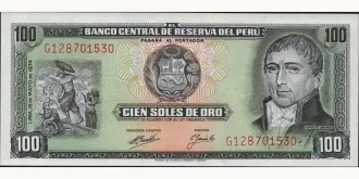 100 soles 1974