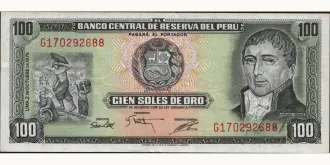 100 soles 1975