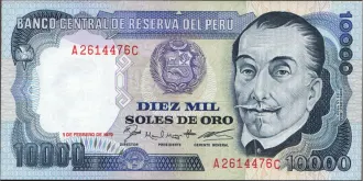 10000 soles 1979