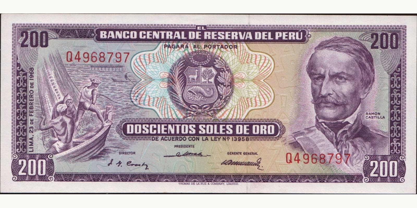 200 soles 1968