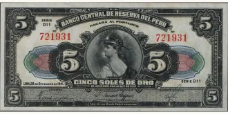 5 soles 1941