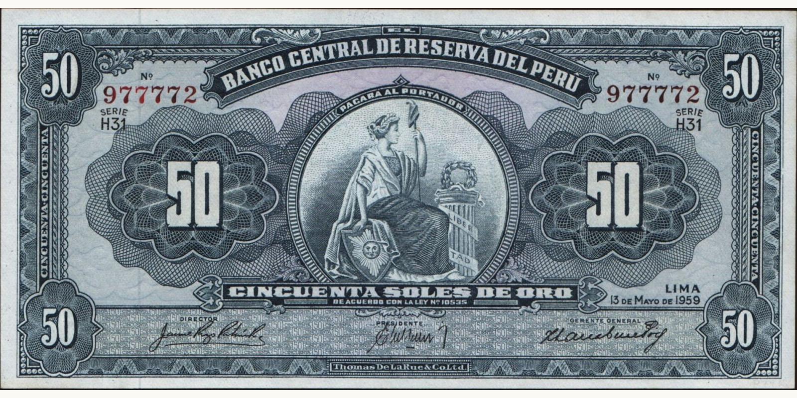 50 soles 1959