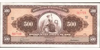 500 soles 1963