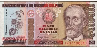 5000000 intis 1991