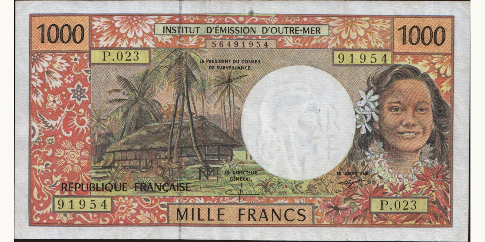 1000 franc 1996