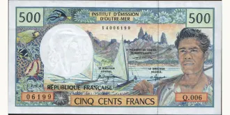 500 franc 1992