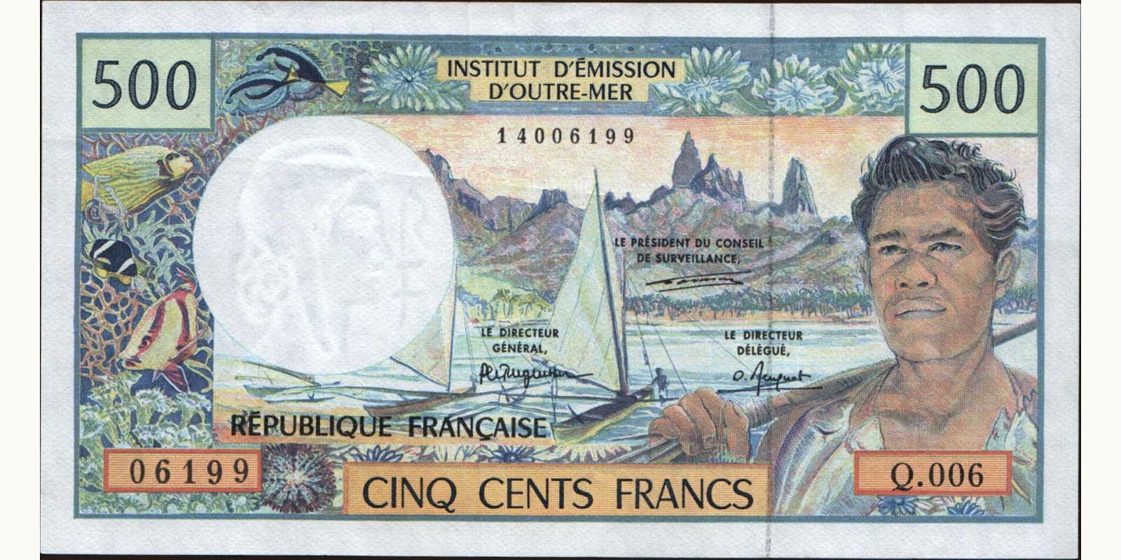 500 franc 1992
