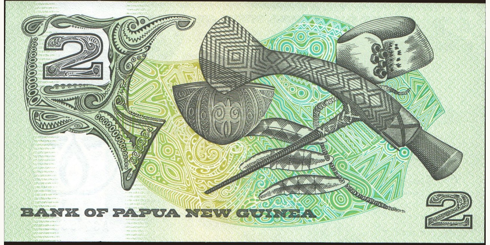 2 Papua New Guinea 1981 — Back side