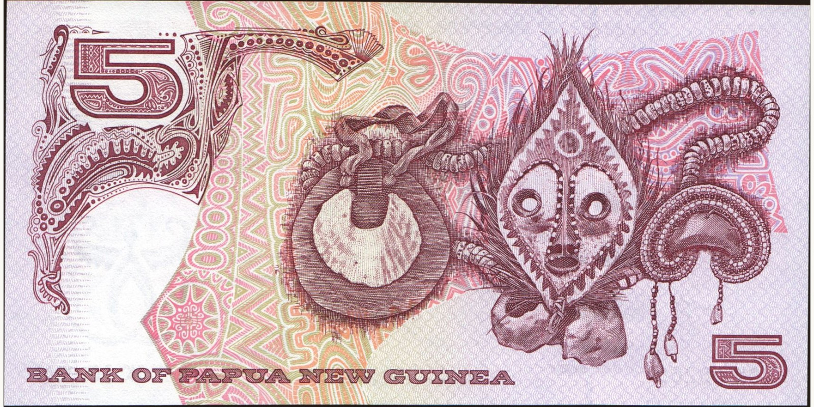 5 Papua New Guinea 2000 — Back side