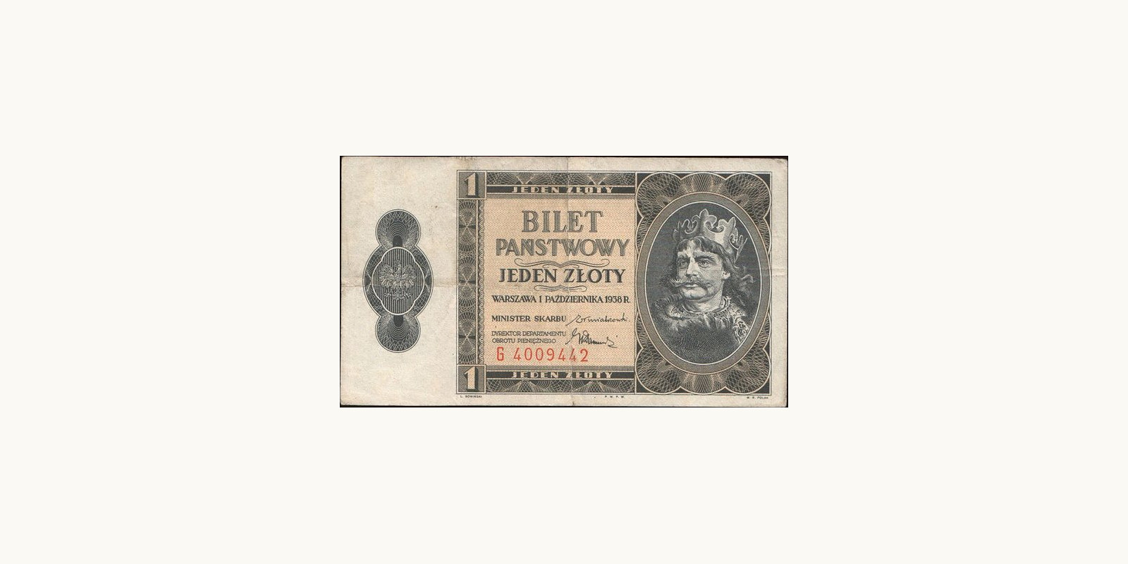 1 zloty 1938