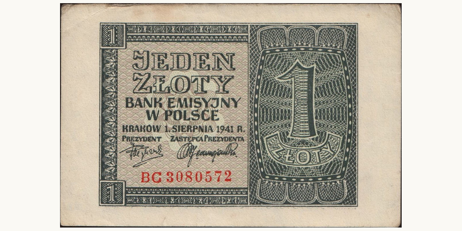 1 zloty 1941