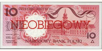 10 zlotych 1990
