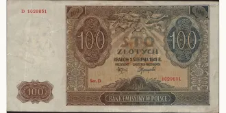 100 zlotych 1941