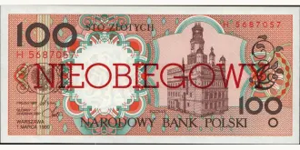 100 zlotych 1990
