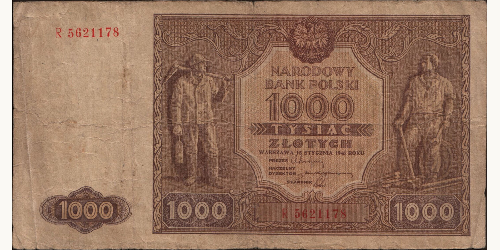 1000 zlotych 1946