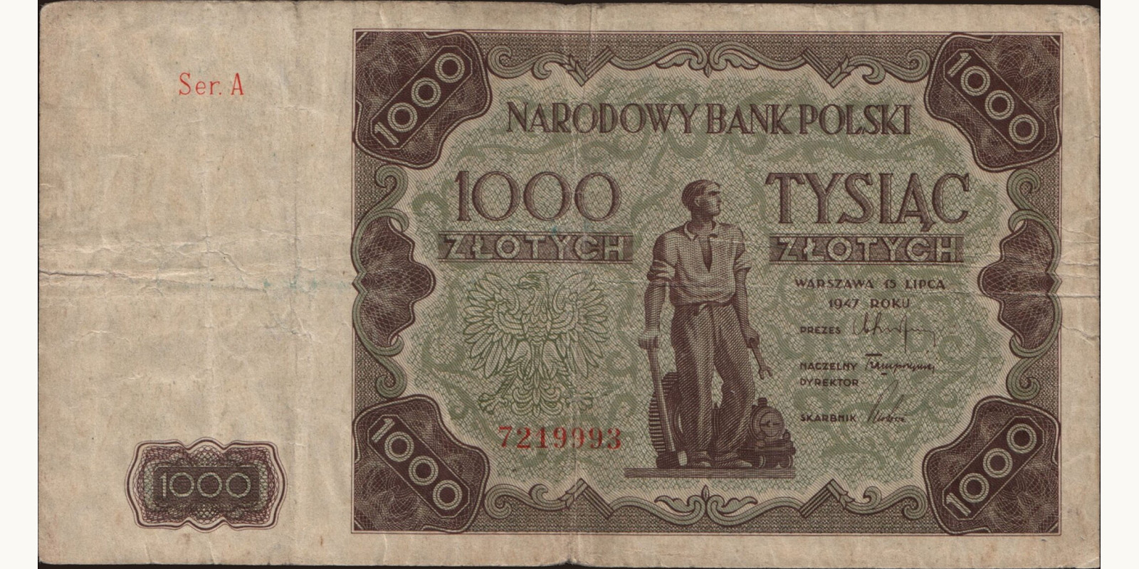 1000 zlotych 1947