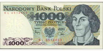 1000 zlotych 1982