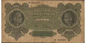 10000 marek 1922