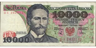 10000 zlotych 1988
