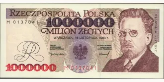 1000000 zlotych 1993