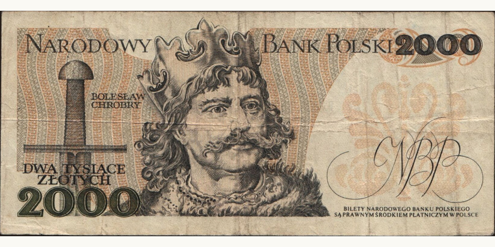 1977 zlotych Poland 2000 — Back side