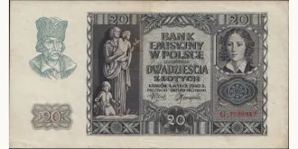 20 zlotych 1940