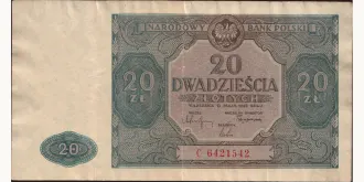 20 zlotych 1946