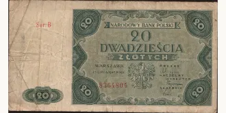 20 zlotych 1947