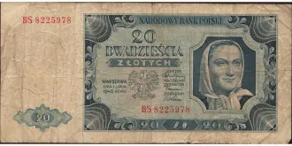 20 zlotych 1948