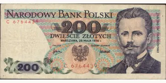 200 zlotych 1976