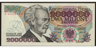 2000000 zlotych 1992