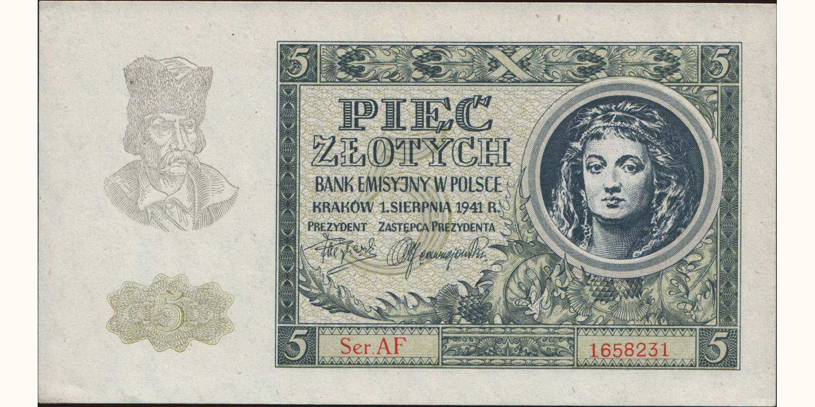 5 zlotych 1941