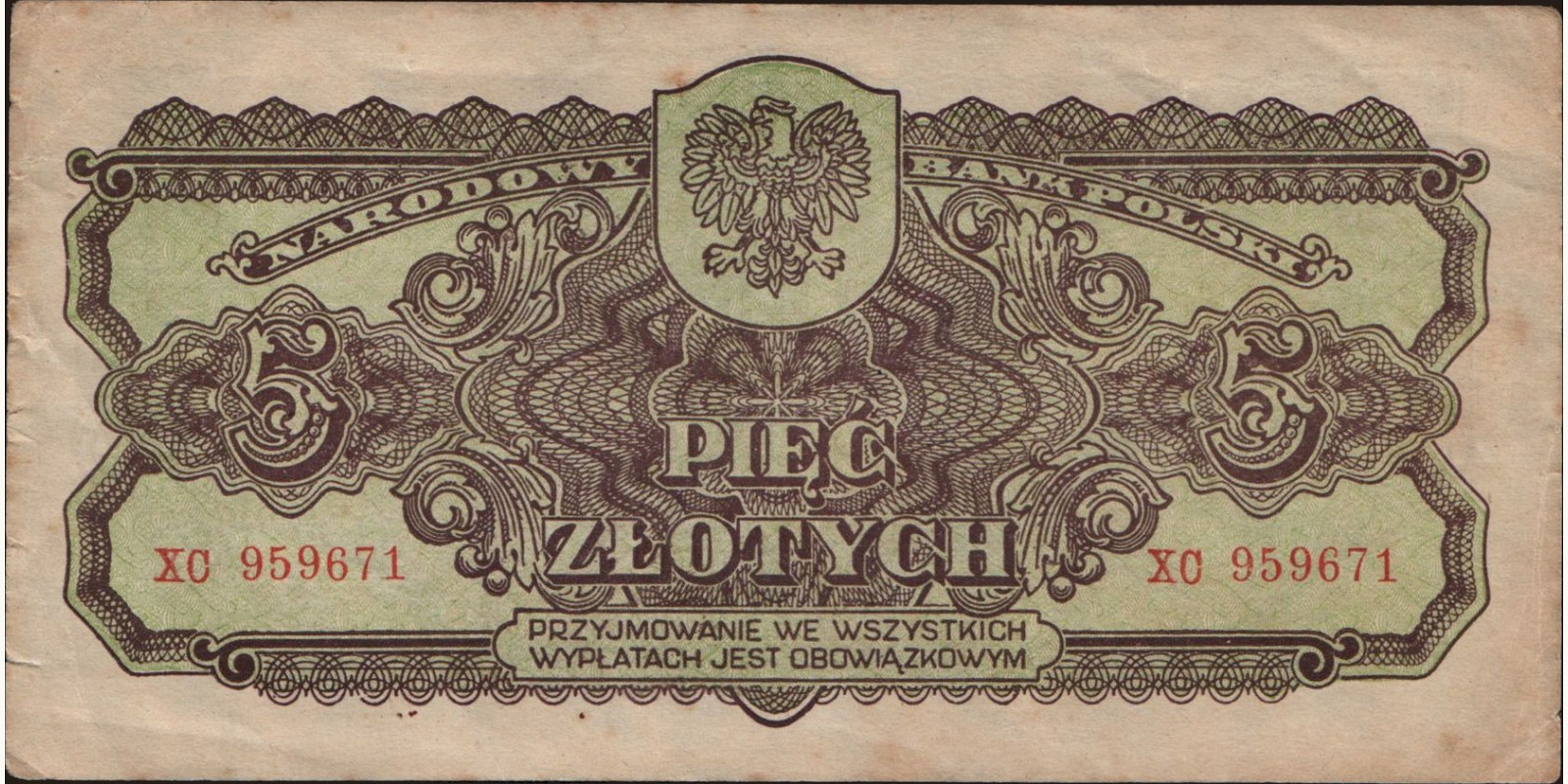 5 zlotych 1944
