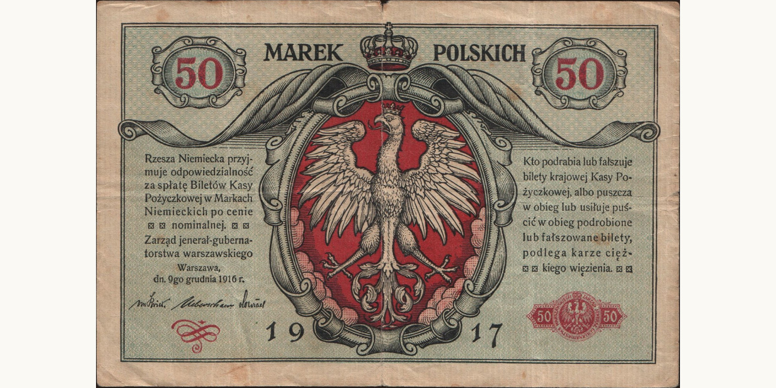 50 marek 1916