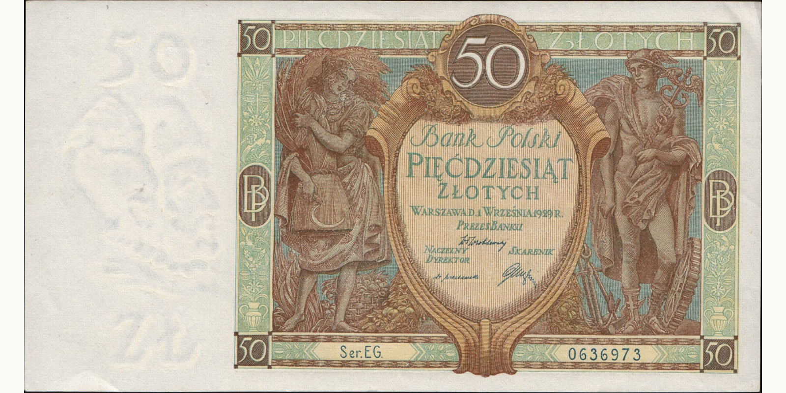 50 zlotych 1929