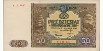 50 zlotych 1946
