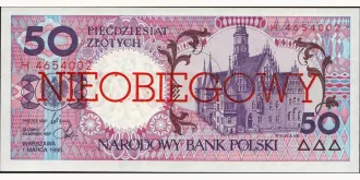 50 zlotych 1990