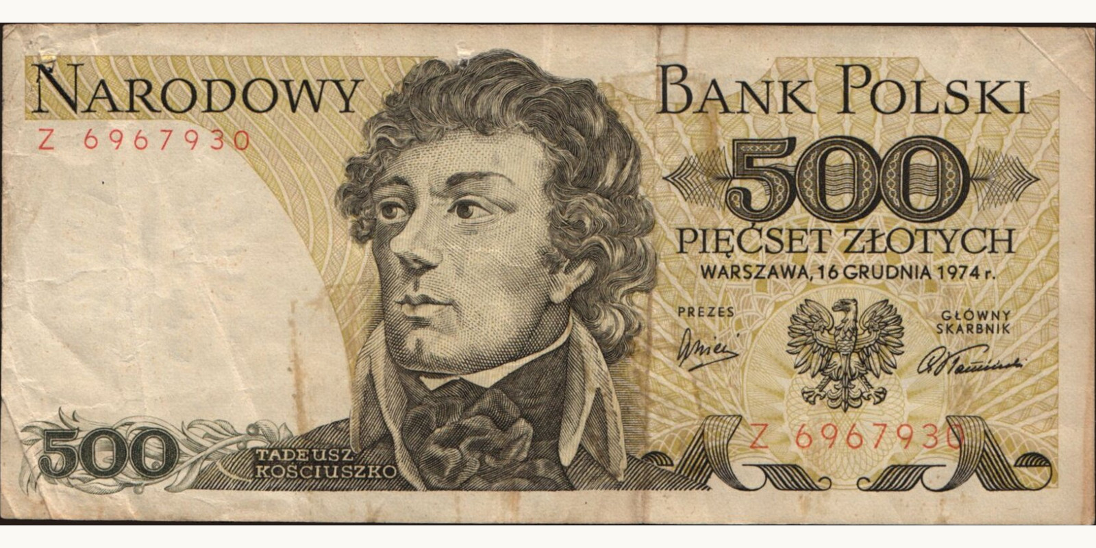 500 zlotych 1974