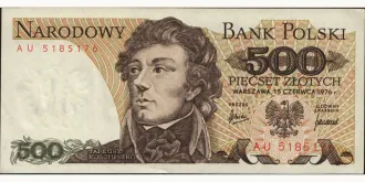 500 zlotych 1976