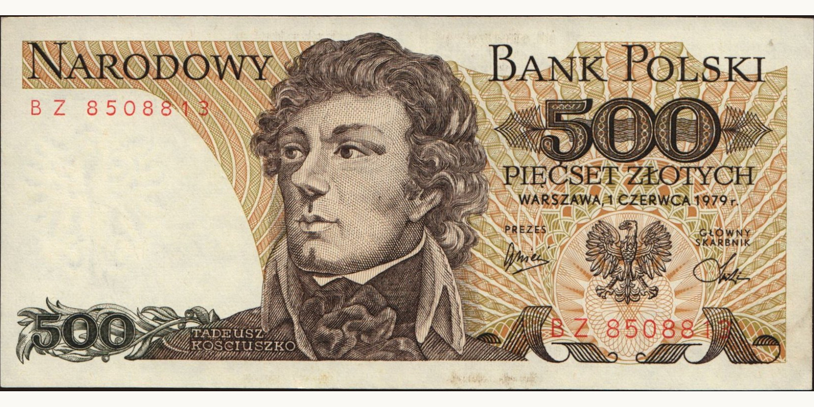 500 zlotych Poland 1979 — Front side